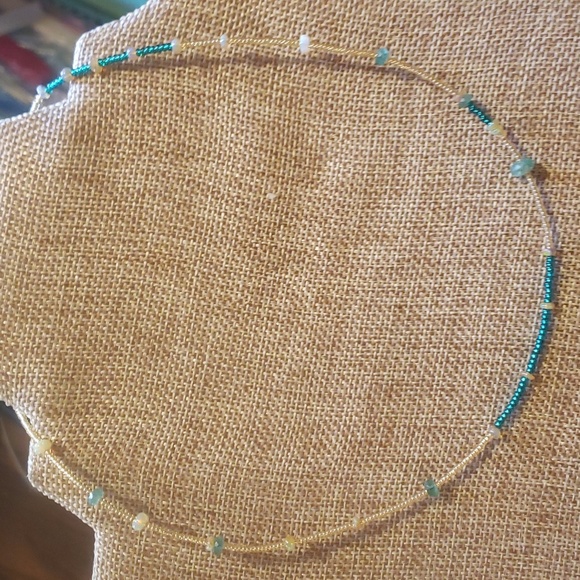 Emerald ,opal natural choker - Picture 1 of 9